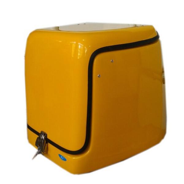 Durable Motorcycle Delivery Box , 67L Fiberglass Reinforced Pizza Delivery Box For Motorcycle