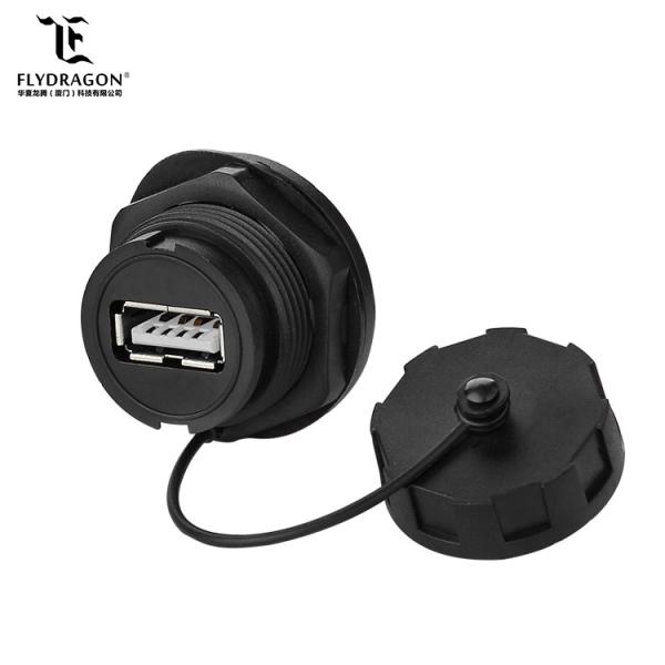High Quality USB2.0 1.5 A Waterproof Connector Assembled to Different Length Cables