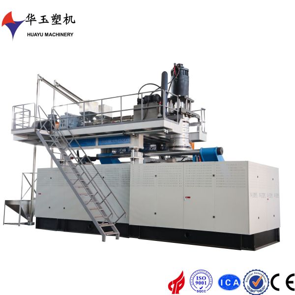Huayu 1000L 2-Layer Blow Molding Machine with PLC and Stainless Steel Hopper