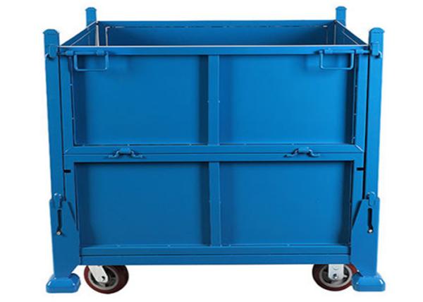 Large Steel Automotive Stillages Cage Bin Flexible Durable