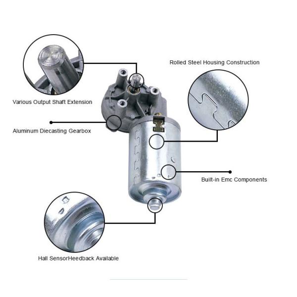 70 Rpm 24V Tubular Water Cooled Brushless DC Motor