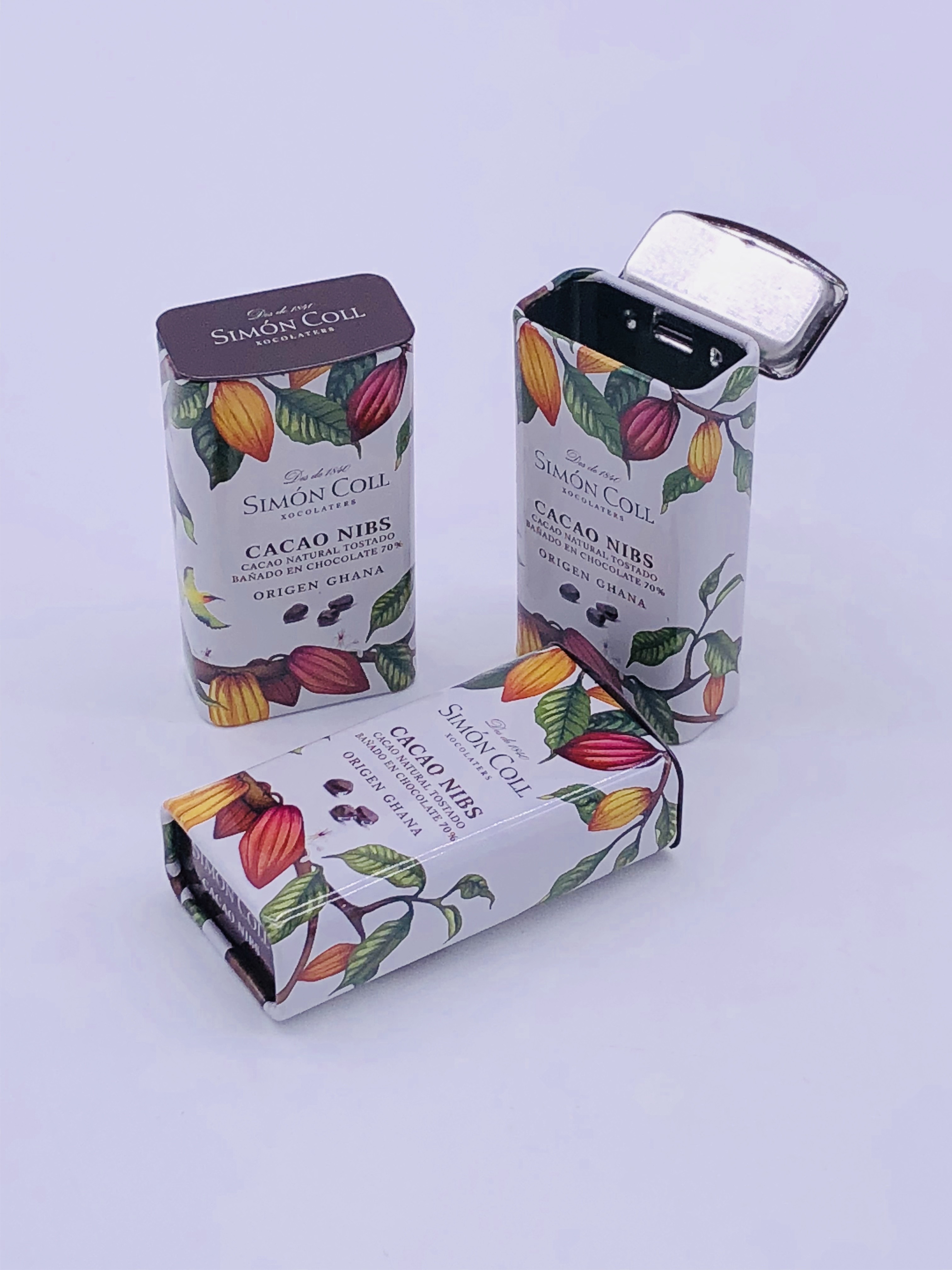 Rectangular Tin Containers For Mint / Biscuits 4c Offset Printing