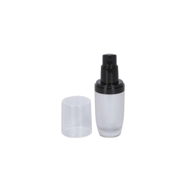 Cosmetic Pump Bottle Matte Glass Skin Care Liquid Packaging Hair Container
