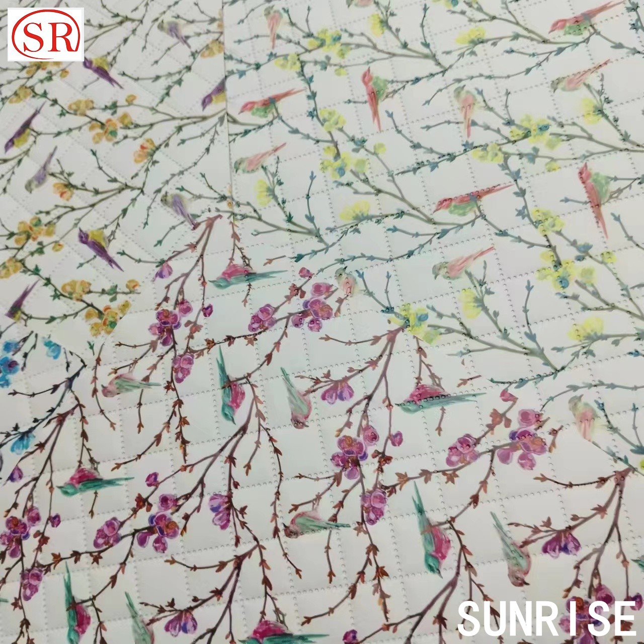 Customize Print PVC Artificial Leather Flower Printed PVC Faux Leather for Cars Seat