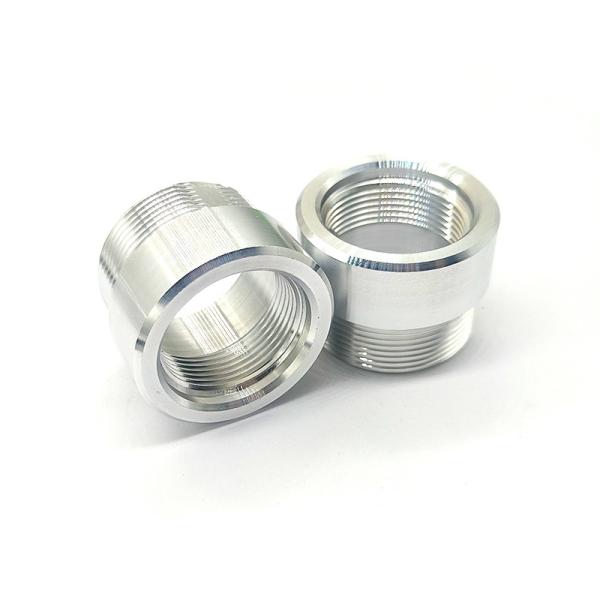 6061 6063 6082 Aluminum Speaker Adjustment Collar CNC Threaded Ring For Acoustic Mounting
