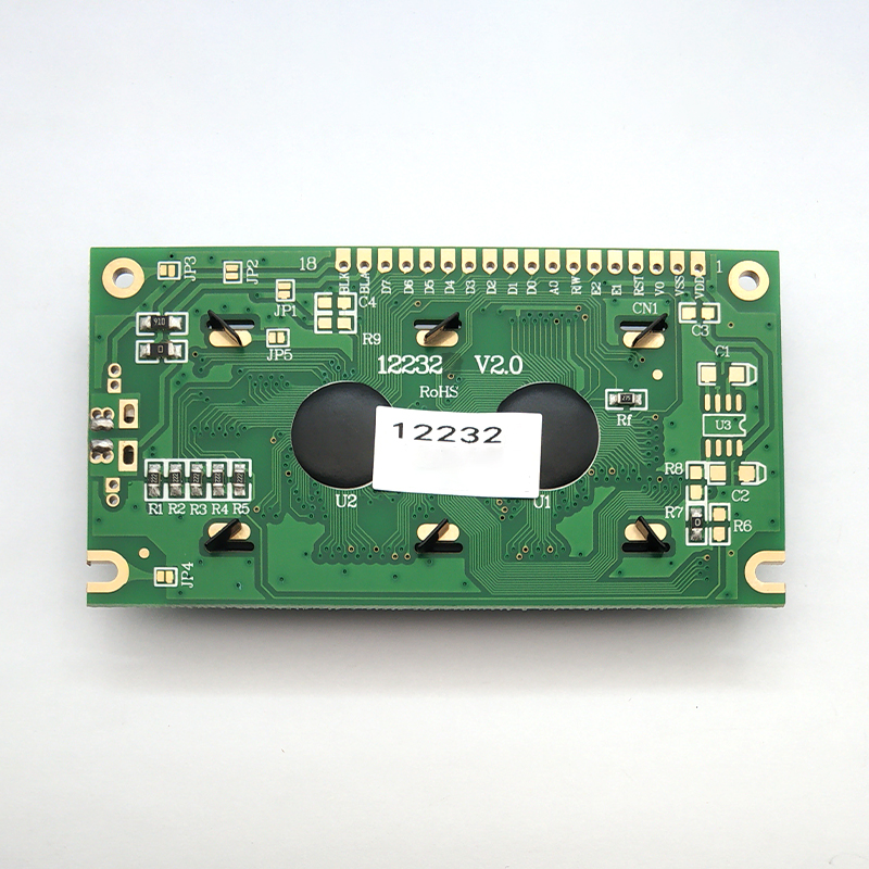 Monochrome 122x32 LCD Graphic Displays Module With SBN1661G Driver IC