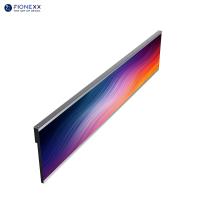 Écran LCD à l' extrémité de l' étagère Supermarchés Écran à bande étirée Écran à barres LCD à l' extrémité de l' étagère