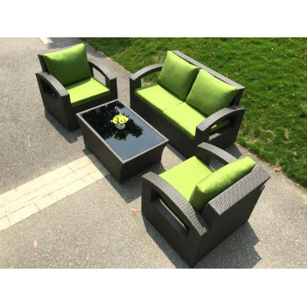 Modern Aluminium PE Rattan Outdoor Wicker Sofa sets Garden wicker Patio sofa furniture
