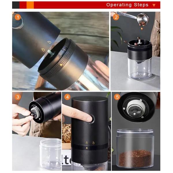 Home Kitchen Coffee Beans Grinder Milling Smart Automatic Electric Espresso Machine