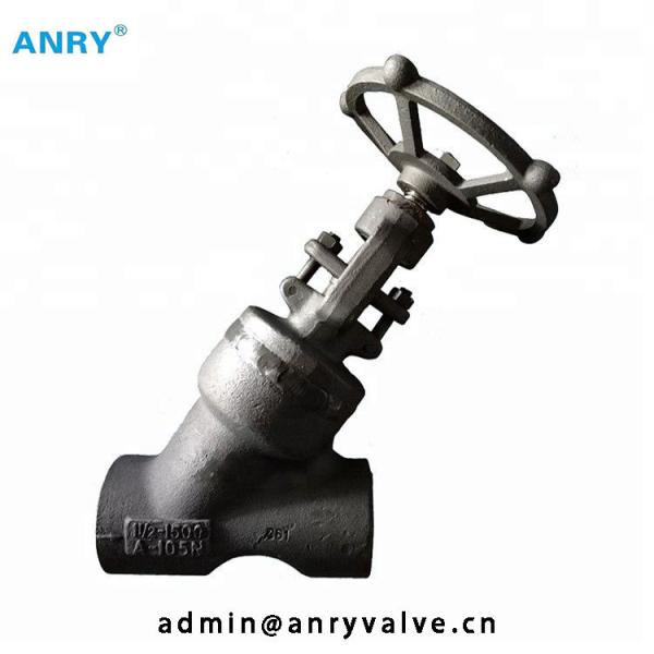 Y Type  Disc High Pressure 800Lb forged steel A105N Globe Valve