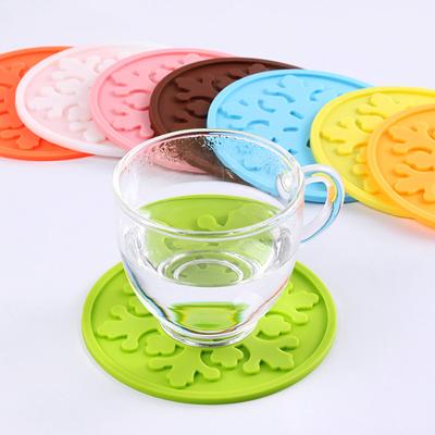 almofada da pousa-copos do silicone do produto da cozinha do silicone do círculo 20g