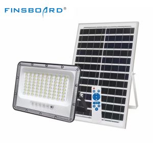 Solar Power Outdoor Light Sensor Remote Control Ip65 Waterproof Flood Lamp