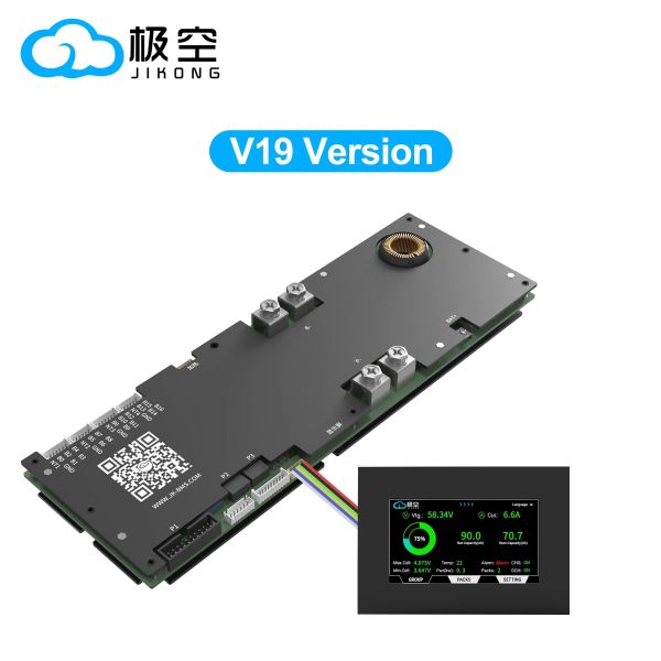 Jkbms LiFePO4 BMS 48V 150A 100A LiFePO4 BMS Active Balance Family Energy Storage Inverter