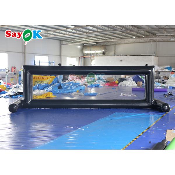 Сатурн Водная игрушка 4x2x1.5m Надувный волейбольный бассейн Плавающий с сетью воды Партийная игрушка