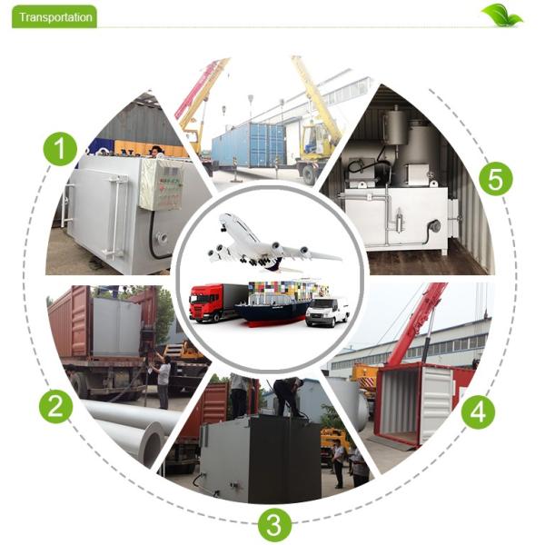 High Temperature Resistant Paint Carbon Steel Waste Incinerator for Domestic Market