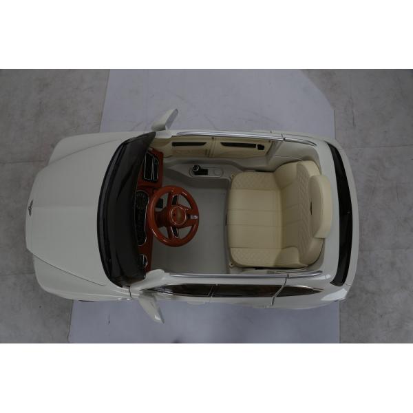 Conducción eléctrica en coche para niños 6V/12V Batería control remoto asiento único color blanco