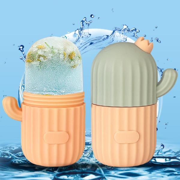 Silicone Facial Ice Roller Cooling Face Roller for Eyes and Neck Customized Color