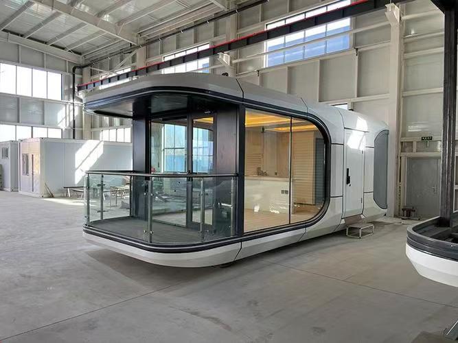 Future-Style Mobile Capsule Housing Prefabricated Steel Container Houses Independent Space for Use  Modular Tiny House