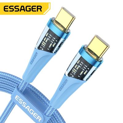 Chargement rapide câble USB de type C à type C 100W 5A 1m/2m pour téléphone portable