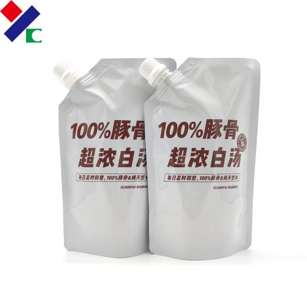 Plastic Spout Pouch Packaging Eco Friendly Multi Colors 60cm Width 30mm