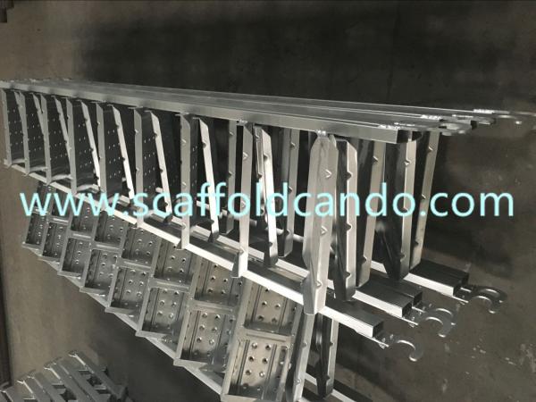 550*2677mm,550*2515mm,550*2397mm scaffolding galvanized stair case steel ladder for frame scaffolding system