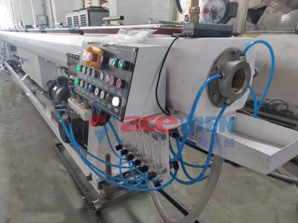 Linha rápida da extrusão da tubulação do PE da produção 63mm do controle 160KW do PLC