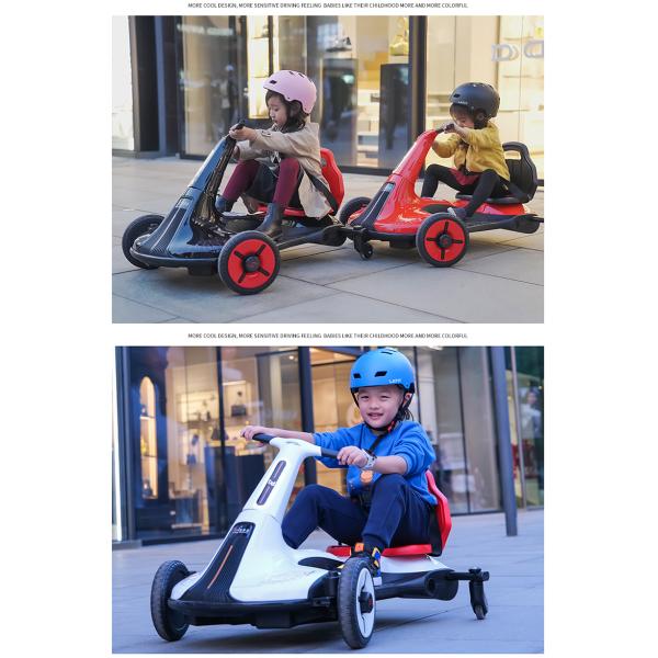 ROHS Boys Girls Kids Outdoor Entertainment Bluetooth Racing Go Kart