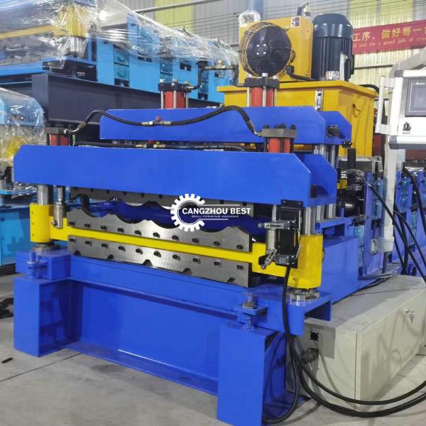 крен черепицы перепада 3ph формируя передачу машины двойную цепную