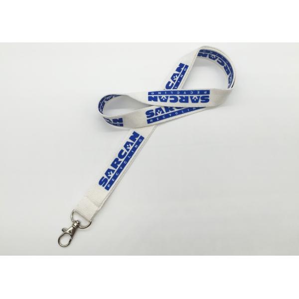 Fantastic Woven Silk Screen Lanyards With Breakaway Safety Feature 