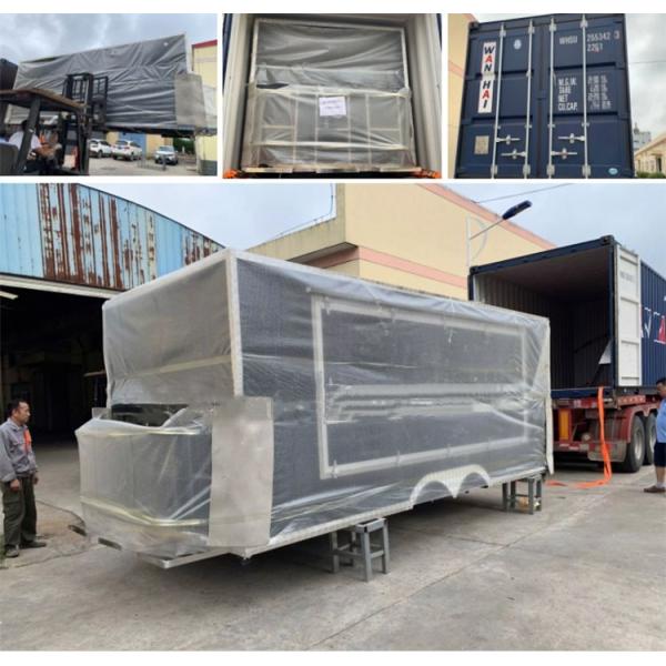 Vending Kiosk Food Trucks Full Kitchen Custom Food Trailers Mobile Food Cart