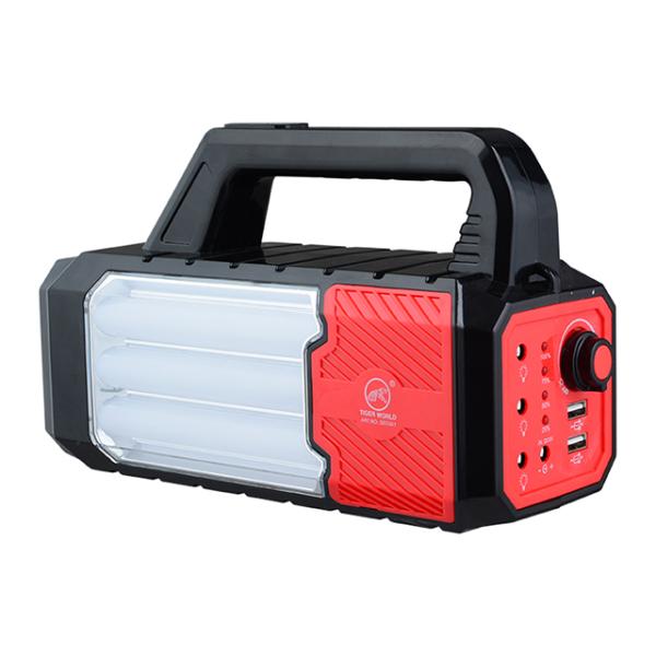Complete Emergency Solar Lighting Kit with 8000mAh Battery Capacity and 3W Solar Panel