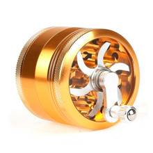 China Custom Aluminum cnc machining parts for cigarette tobacco herb grinder anozided Manufacturer