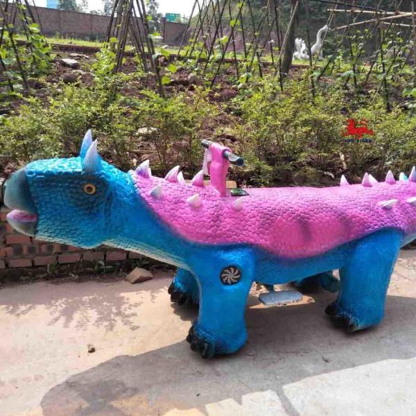 Remote Control Animatronic Dinosaur Ride Windproof For Theme Park