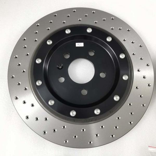 Rear Cast Iron Brake Disc 370*22mm Center Bell For Audi A6 C7 Back