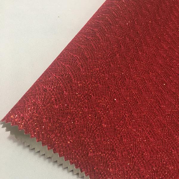 New Design Shining Pu Glitter Fabric For shoes And Bags