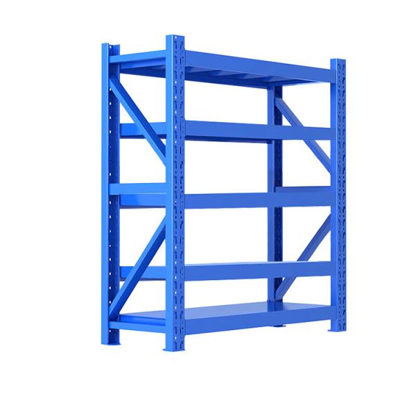 Boltless Or Welding Type Medium Duty Racking Metal Industrial Longspan Shelving