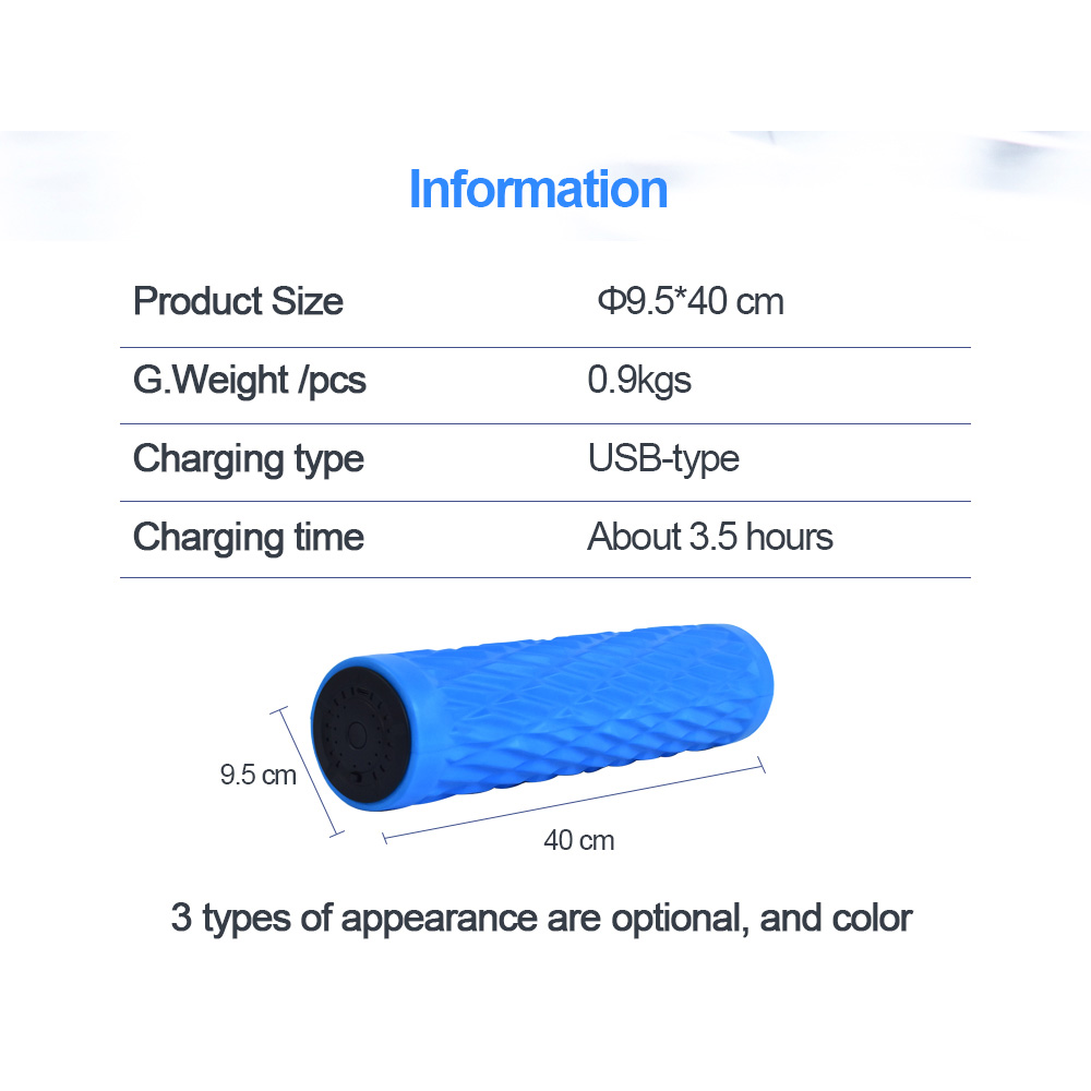 OEM/ODM Wholesale EVA Yoga Foam Roller Set Electric Vibration Foam Roller