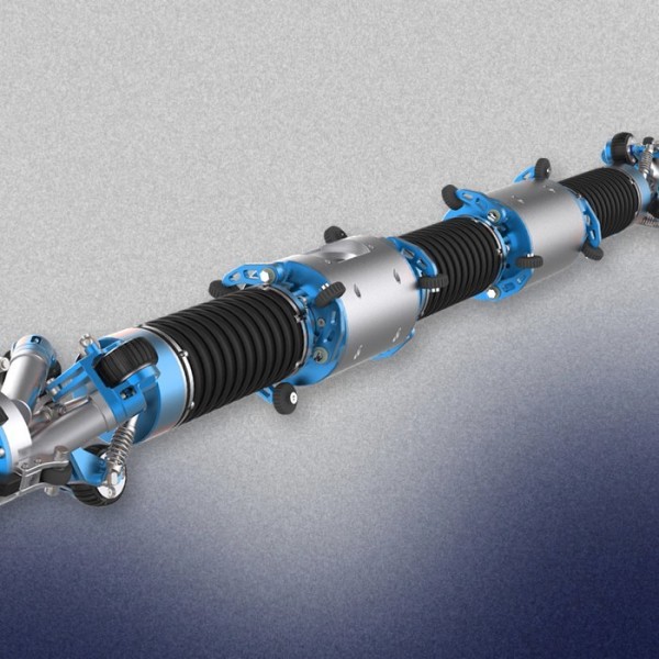400mm Pipe Crawler Robot Multi Function 7 Module Suite Sonar Profiling 3D Laser Scanner