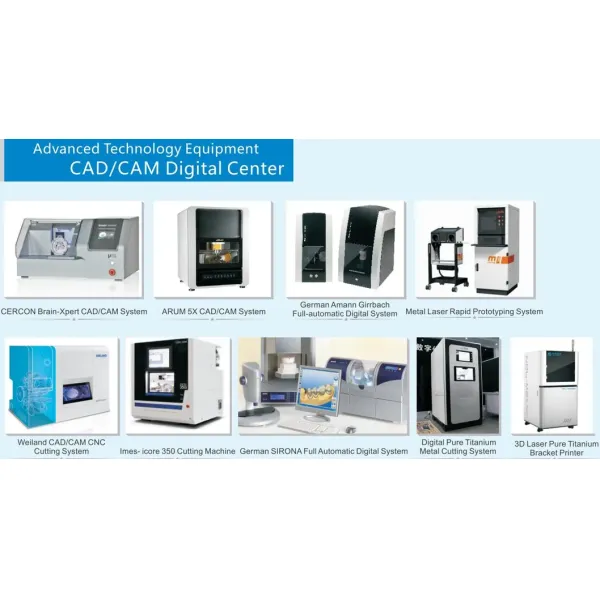 China Dental Lab Digital Full Dentures Using CAD/Cam Technology 3D Printing and Skilled Technicians