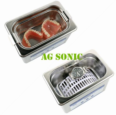 líquido de limpeza sônico dental do banho 800ml com cesta do SUS, dentes ultrassônicos que limpam a máquina