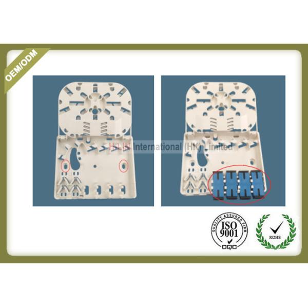 Small Size Fiber Optic Termination Box SC Adapters White Color For FTTH