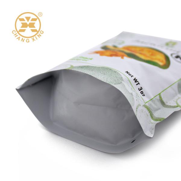 Custom Aluminum Foil Dry Fruit Packaging Bag With Zip Lock Seal