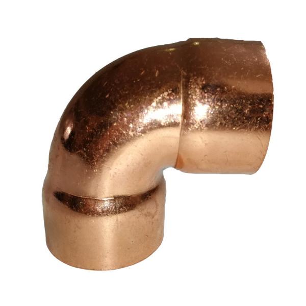 Customized Thickness NXF TP2 Cu-DHP C12200 C1220 Street Copper Elbow 45 90 180 Degree Fittings Casting Technics SAI GLOBAL
