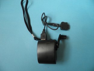 Portable USB Solar Hand Flashlight Charger With Amorphous Silicon Solar Panels