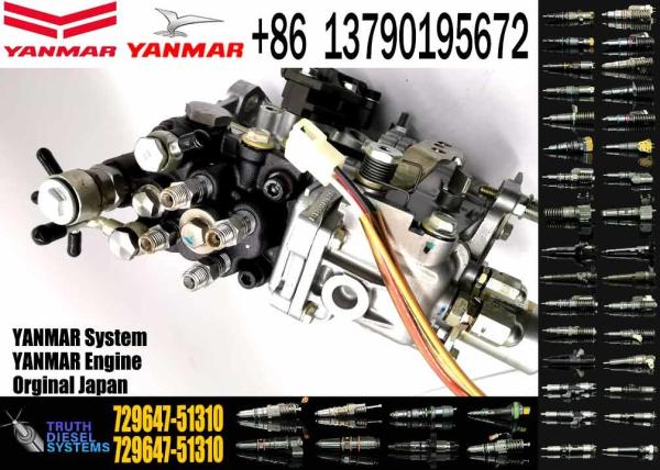 Bomba de injeção de combustível diesel 4D88E X4 PC55 Para máquina de escavação Bomba de injeção de combustível Assy 729647-51310