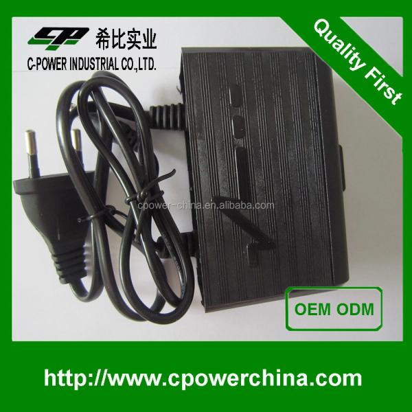 12V 2A Pre-Waterproof Rainproof Adapter with CE Certification and 24W Output Current