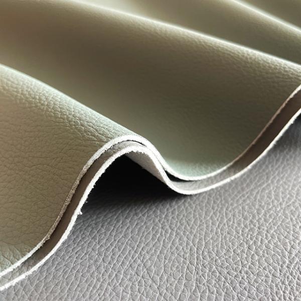 Litchi Embossed PVC Eco Leather Hydrolysis Resistance Economic