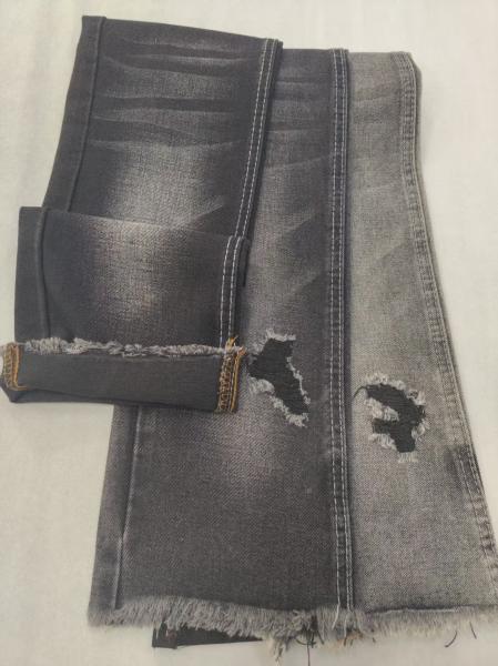 75.2%Cotton No elastic  Cotton Polyester Rayon BLACK/BLACK 178-180cm Denim fabric  10*7 JSD3135A