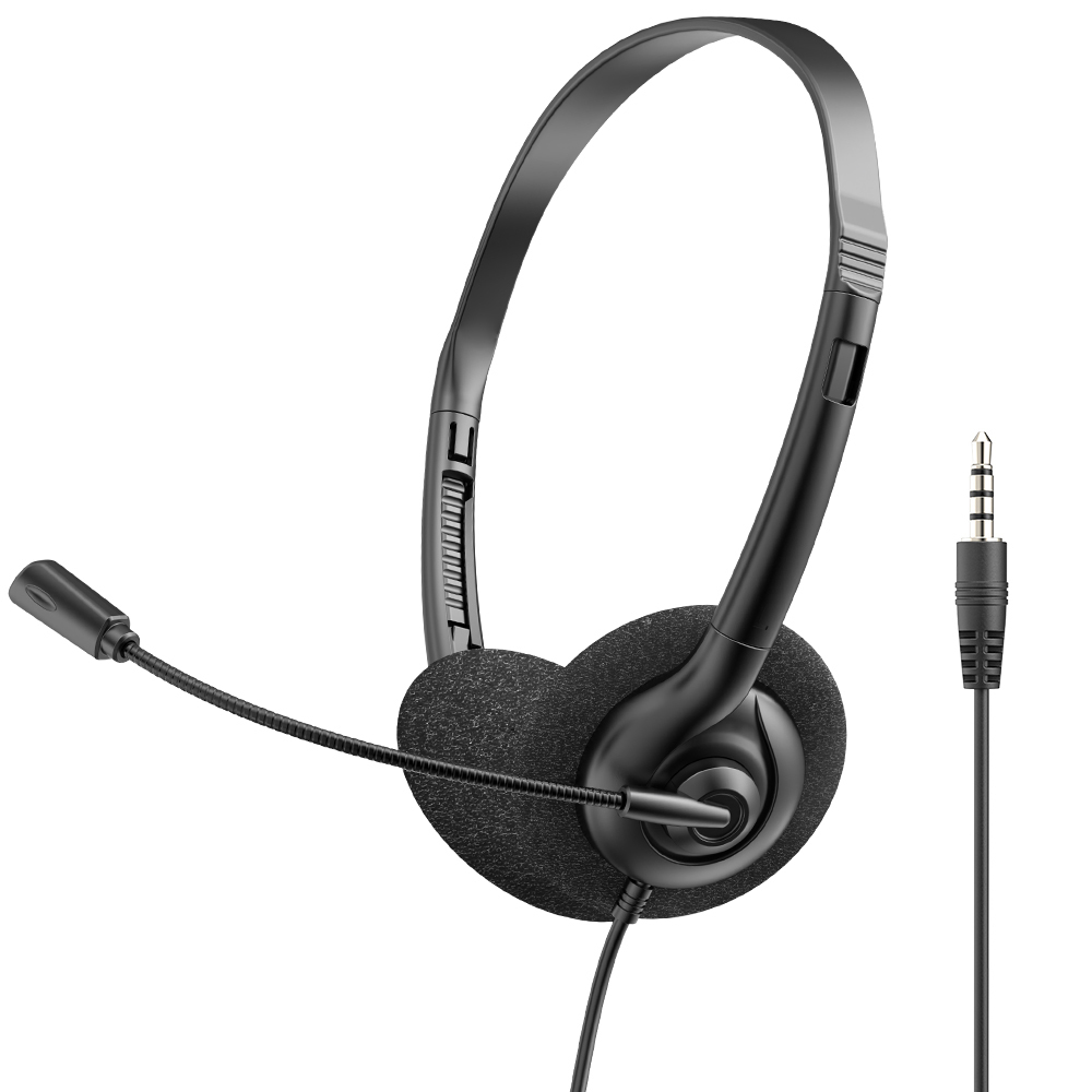 JTY-0123 Colorful Wired Head Mounted Telephone Headphones with Foldable Microphone Lightweight Online Learning Office Headphones Support Logo Color Plug OEM/ODM Private Model Customization