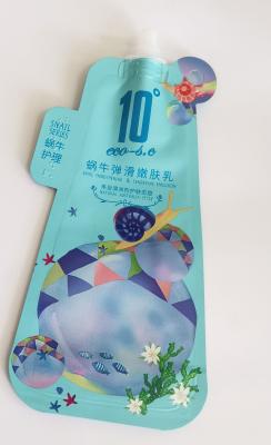 Composite PE Plastic Spout Pouch For Cosmetic Liquid Products